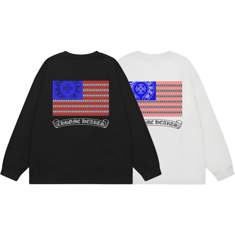 Chrome heart limited edition national flag SWEATSHIRTS CX431
