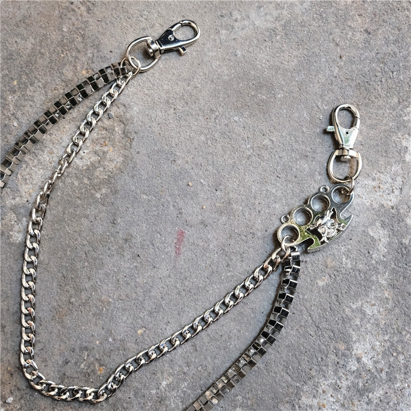 Chrome Hearts Simple retro men's thin hip-hop disco metal trouser chain