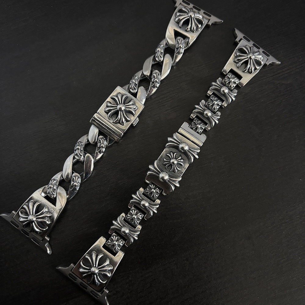 Chrome Hearts All-match Cross Print Watch Strap