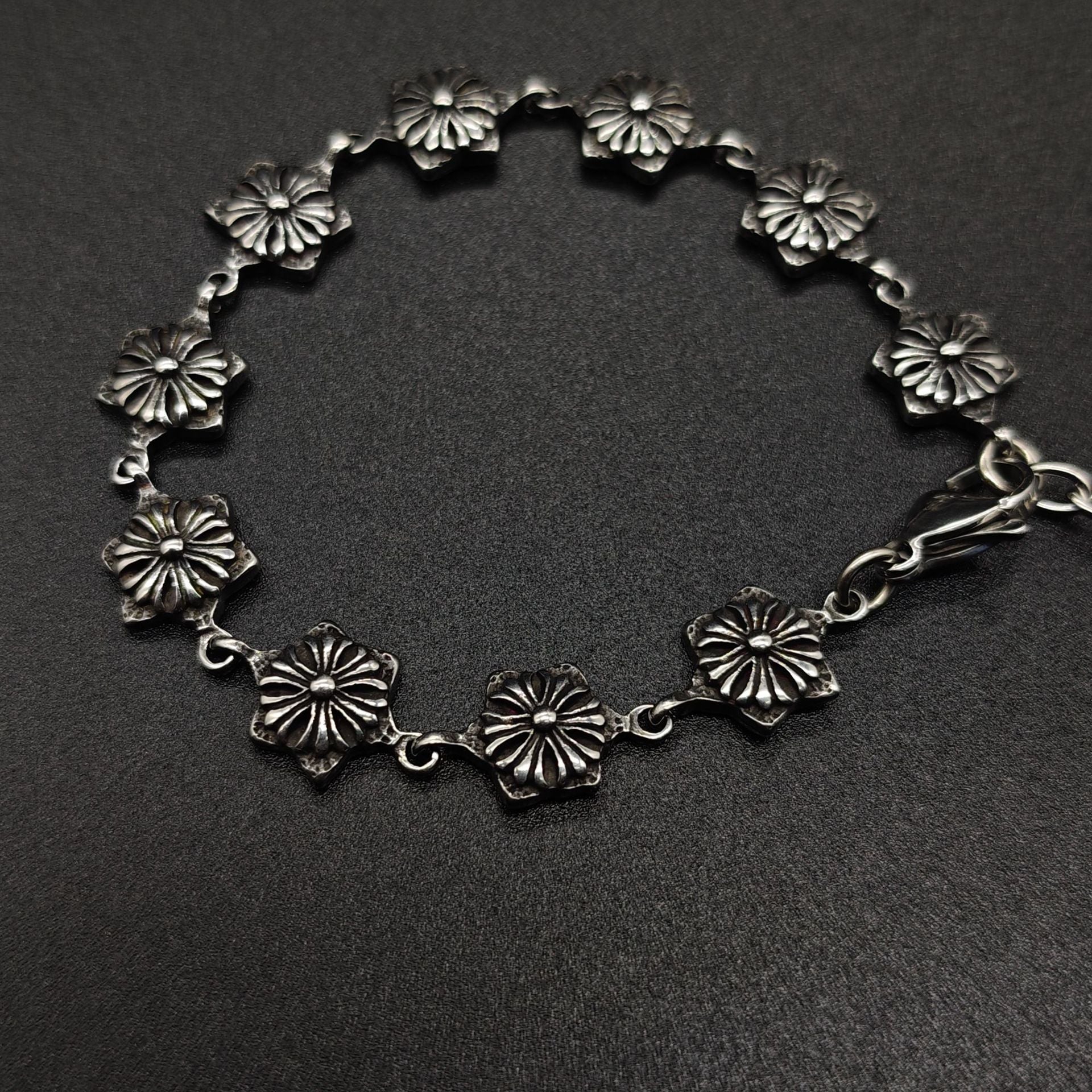 Chrome Hearts old retro Scout Flower bracelet