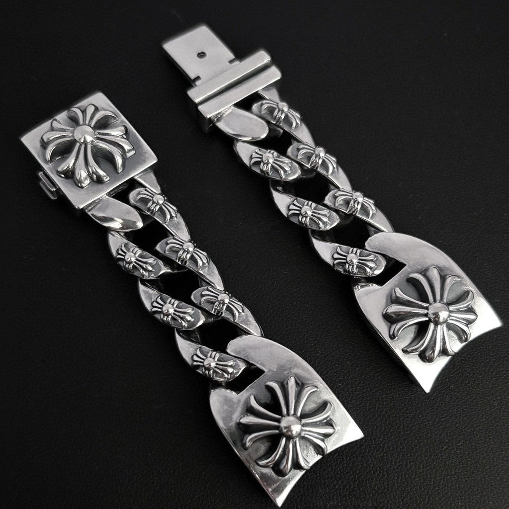 Chrome Hearts cross flower high-end watch strap