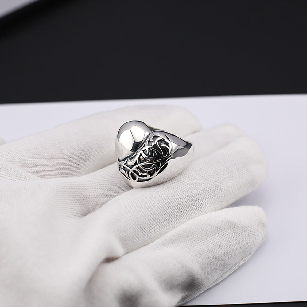 Chrome Hearts Peach Heart Vine Heart Shaped Ring